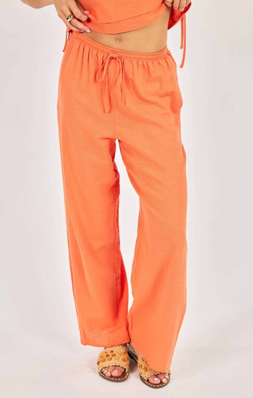 NEW SADIE & SAGE good day pants in orange